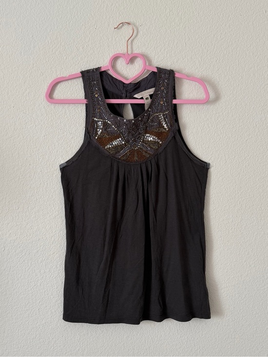 Banana Republic Tops - Banana Republic Beaded Scoop Neck Tank Top